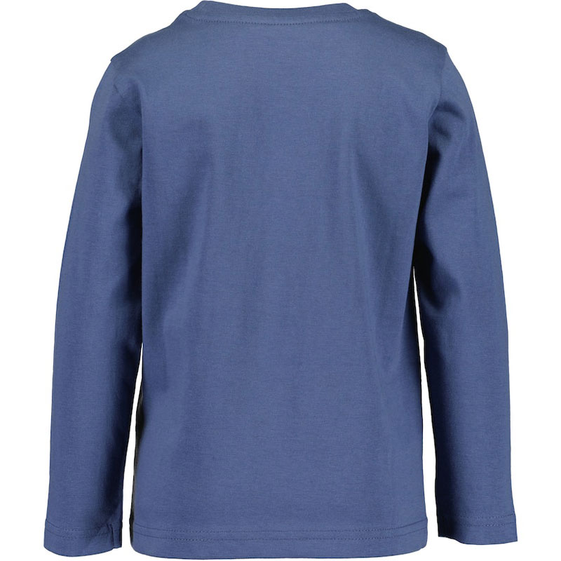 Blue Seven jongensshirt Dino grijsblauw lange mouw - Afbeelding 3