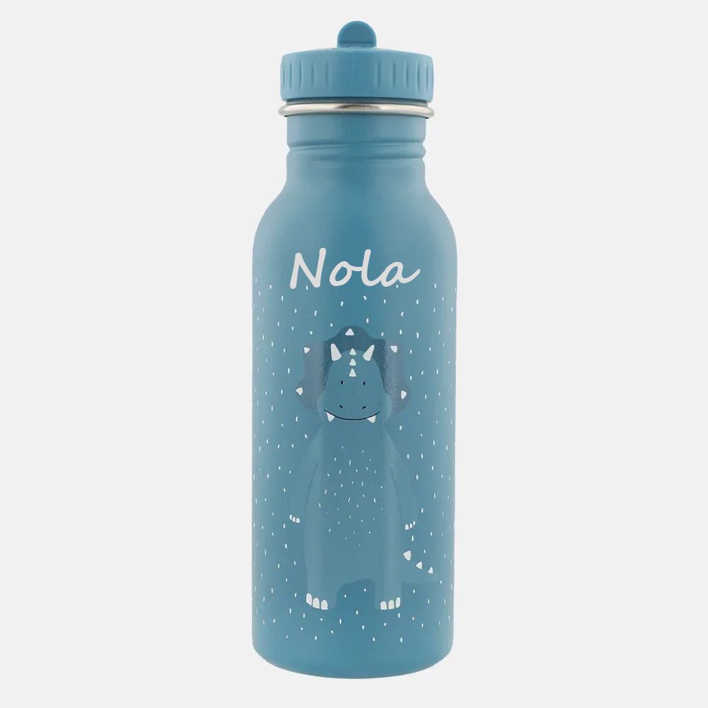 Drinkfles Triceratops met naam - Afbeelding 4